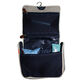 Personalized Gray Stripes Hanging Travel Kit Image 2 of 2